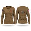 CDCR FIRE DEPT Women's Long Sleeve V-neck Shirt - 1