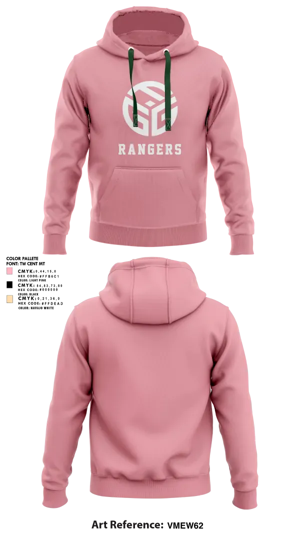 Hoodie, Rangers, Women's Soccer, Teamtime, Team time, sublimation, custom sports apparel, team uniforms, spirit wear, spiritwear, sports uniforms, custom shirts, team store, custom team store, fundraiser sports, apparel fundraiser