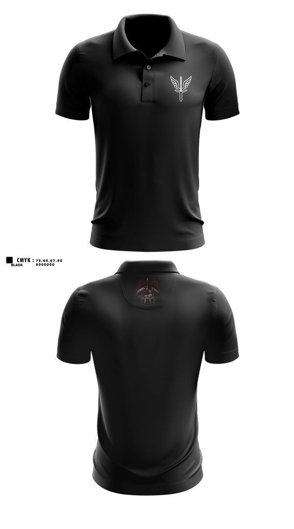 Short Sleeve Performance Polo, B. CO, 112th SIG BN, Army, Teamtime, Team time, sublimation, custom sports apparel, team uniforms, spirit wear, spiritwear, sports uniforms, custom shirts, team store, custom team store, fundraiser sports, apparel fundraiser