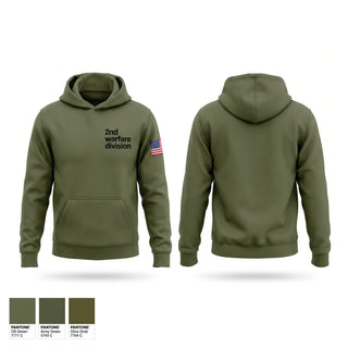 Hoodie, 2nd warfare division, Navy, Teamtime, Team time, sublimation, custom sports apparel, team uniforms, spirit wear, spiritwear, sports uniforms, custom shirts, team store, custom team store, fundraiser sports, apparel fundraiser