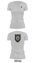 Ellwood city police 80330688 Women's Short Sleeve V-neck Shirt - 12
