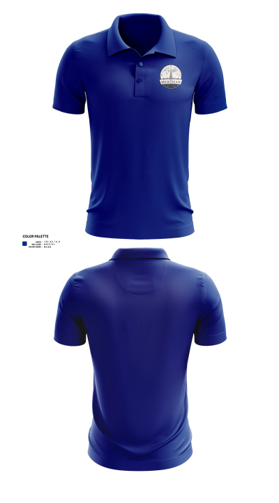 Meridian Amateur Radio Club Short Sleeve Performance Polo - 21