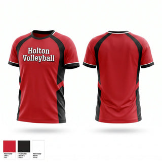Soft Poly Tee Cotton Like Feel, Holton Volleyball, Women's Volleyball, Teamtime, Team time, sublimation, custom sports apparel, team uniforms, spirit wear, spiritwear, sports uniforms, custom shirts, team store, custom team store, fundraiser sports, apparel fundraiser