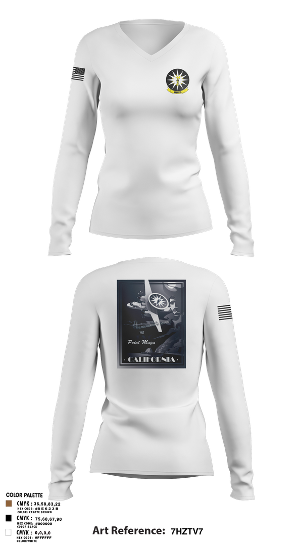 Womens Long Sleeve Vneck Shirt, SUNKINGS, , Teamtime, Team time, sublimation, custom sports apparel, team uniforms, spirit wear, spiritwear, sports uniforms, custom shirts, team store, custom team store, fundraiser sports, apparel fundraiser