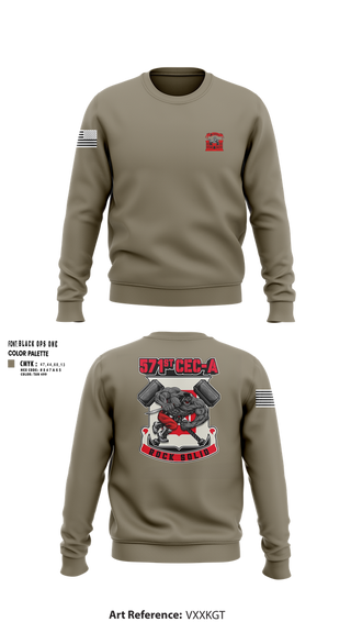 Crew Neck Sweatshirt, , Army, Teamtime, Team time, sublimation, custom sports apparel, team uniforms, spirit wear, spiritwear, sports uniforms, custom shirts, team store, custom team store, fundraiser sports, apparel fundraiser