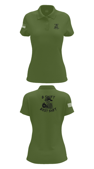 Womens Short Sleeve Performance Polo, 812 CES (B shift), Air Force, Teamtime, Team time, sublimation, custom sports apparel, team uniforms, spirit wear, spiritwear, sports uniforms, custom shirts, team store, custom team store, fundraiser sports, apparel fundraiser