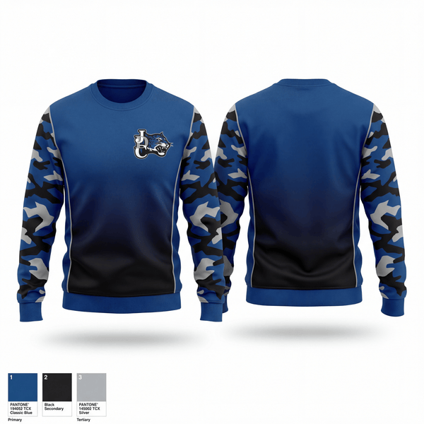 Crew Neck Sweatshirt, Jefferson Davis County High School Track & Field, Track & Field, Teamtime, Team time, sublimation, custom sports apparel, team uniforms, spirit wear, spiritwear, sports uniforms, custom shirts, team store, custom team store, fundraiser sports, apparel fundraiser