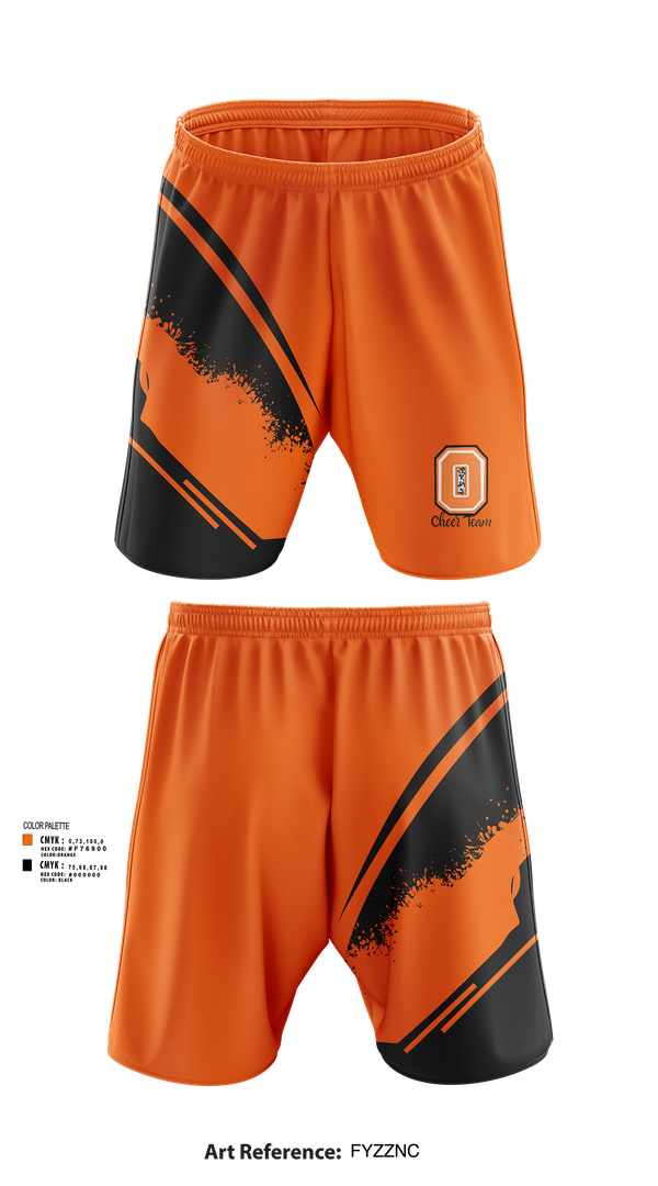 Athletic Shorts With Pockets, Ogden High School Cheer, Cheer, Teamtime, Team time, sublimation, custom sports apparel, team uniforms, spirit wear, spiritwear, sports uniforms, custom shirts, team store, custom team store, fundraiser sports, apparel fundraiser