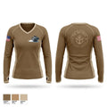 MSRON 1 - WAVE 25 Women's Long Sleeve V-neck Shirt - 1