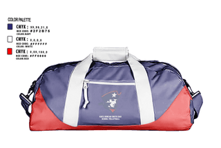 Duffle Bag, Kate Duncan Smith DAR School Volleyball, Women's Volleyball, Teamtime, Team time, sublimation, custom sports apparel, team uniforms, spirit wear, spiritwear, sports uniforms, custom shirts, team store, custom team store, fundraiser sports, apparel fundraiser