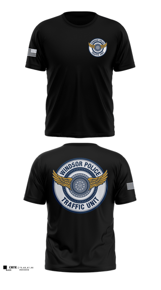 Old School Cotton Feel Shirt, Windsor PD Traffic Unit, Police, Teamtime, Team time, sublimation, custom sports apparel, team uniforms, spirit wear, spiritwear, sports uniforms, custom shirts, team store, custom team store, fundraiser sports, apparel fundraiser