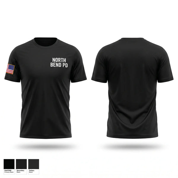 Short Sleeve Performance Shirt, North Bend PD, Police, Teamtime, Team time, sublimation, custom sports apparel, team uniforms, spirit wear, spiritwear, sports uniforms, custom shirts, team store, custom team store, fundraiser sports, apparel fundraiser