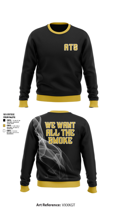 ALL THE SMOKE Crew Neck Sweatshirt - 5