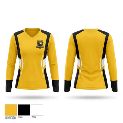 Floyd Panthers Women's Long Sleeve V-neck Shirt - 1