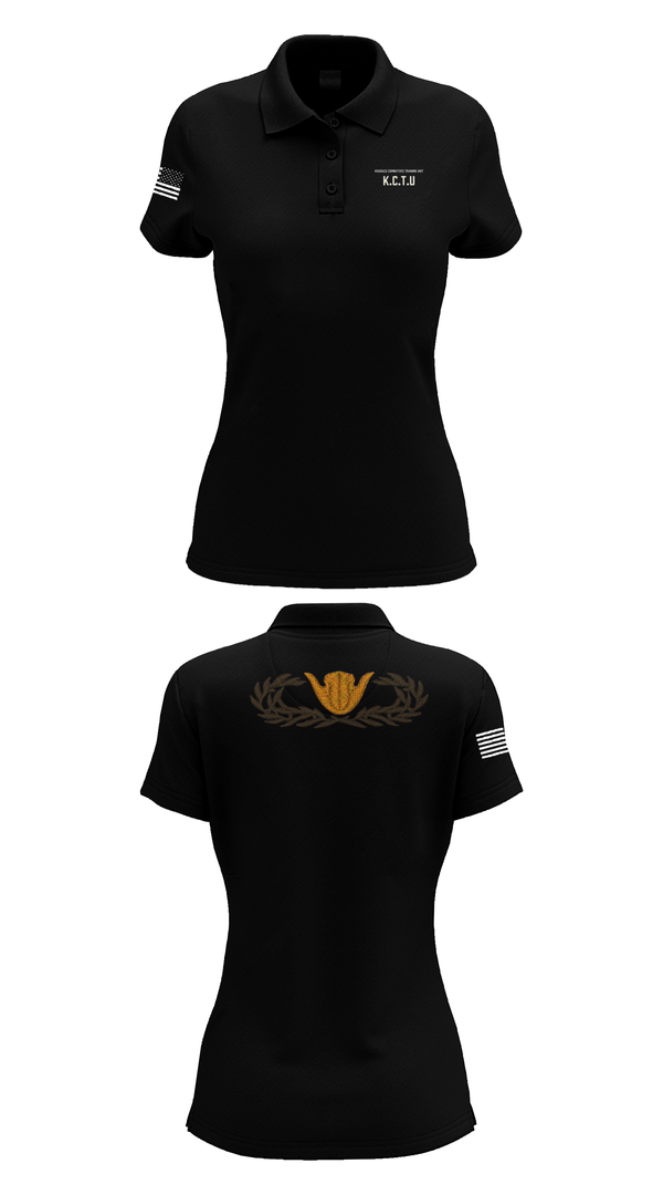 Womens Short Sleeve Performance Polo, KISARAZU COMBAT TRAINING UNIT, Army, Teamtime, Team time, sublimation, custom sports apparel, team uniforms, spirit wear, spiritwear, sports uniforms, custom shirts, team store, custom team store, fundraiser sports, apparel fundraiser