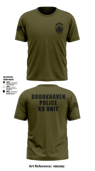 Short Sleeve Performance Shirt, Brookhaven K9 Unit, Police, Teamtime, Team time, sublimation, custom sports apparel, team uniforms, spirit wear, spiritwear, sports uniforms, custom shirts, team store, custom team store, fundraiser sports, apparel fundraiser
