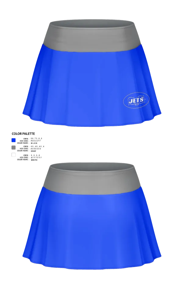 Skort, Spring Grove Jets Football, , Teamtime, Team time, sublimation, custom sports apparel, team uniforms, spirit wear, spiritwear, sports uniforms, custom shirts, team store, custom team store, fundraiser sports, apparel fundraiser
