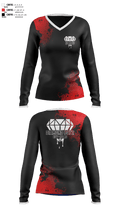 Diamond Boyz Off-Road 17111815 Women's Long Sleeve V-neck Shirt - 1