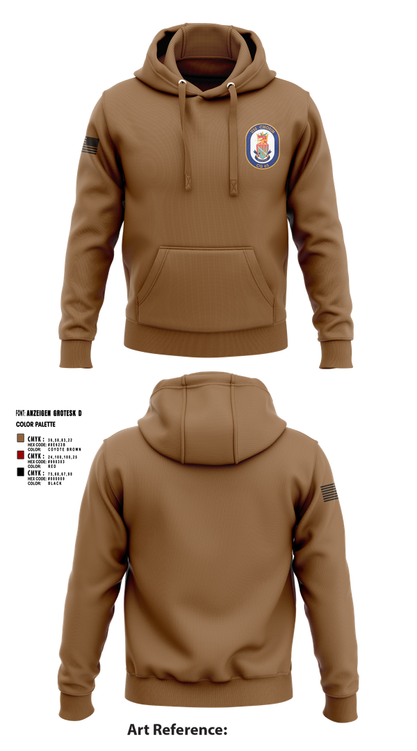 Hoodie, USS CHOSIN, , Teamtime, Team time, sublimation, custom sports apparel, team uniforms, spirit wear, spiritwear, sports uniforms, custom shirts, team store, custom team store, fundraiser sports, apparel fundraiser