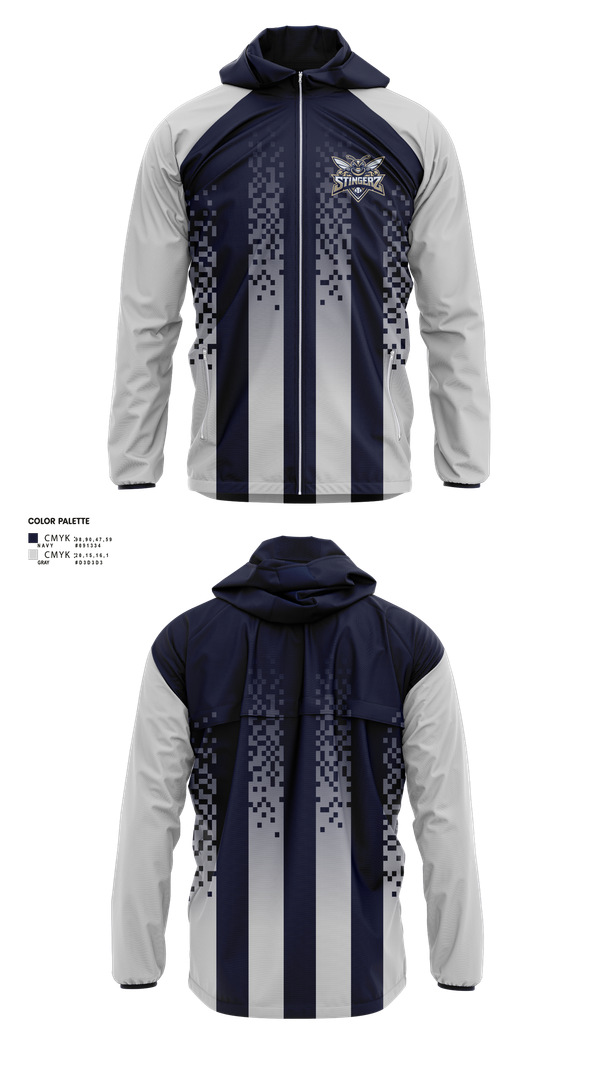 Windbreaker, STINGERZ, Baseball, Teamtime, Team time, sublimation, custom sports apparel, team uniforms, spirit wear, spiritwear, sports uniforms, custom shirts, team store, custom team store, fundraiser sports, apparel fundraiser