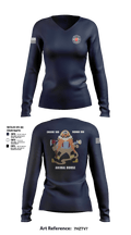 Station 16 20478088 Women's Long Sleeve V-neck Shirt - 1