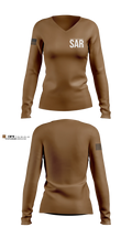 Clark County Sheriffs Office Women's Long Sleeve V-neck Shirt - 3