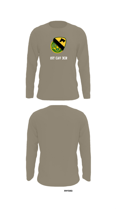 1st Cav 3CR 22311703 Long Sleeve Performance Shirt 72