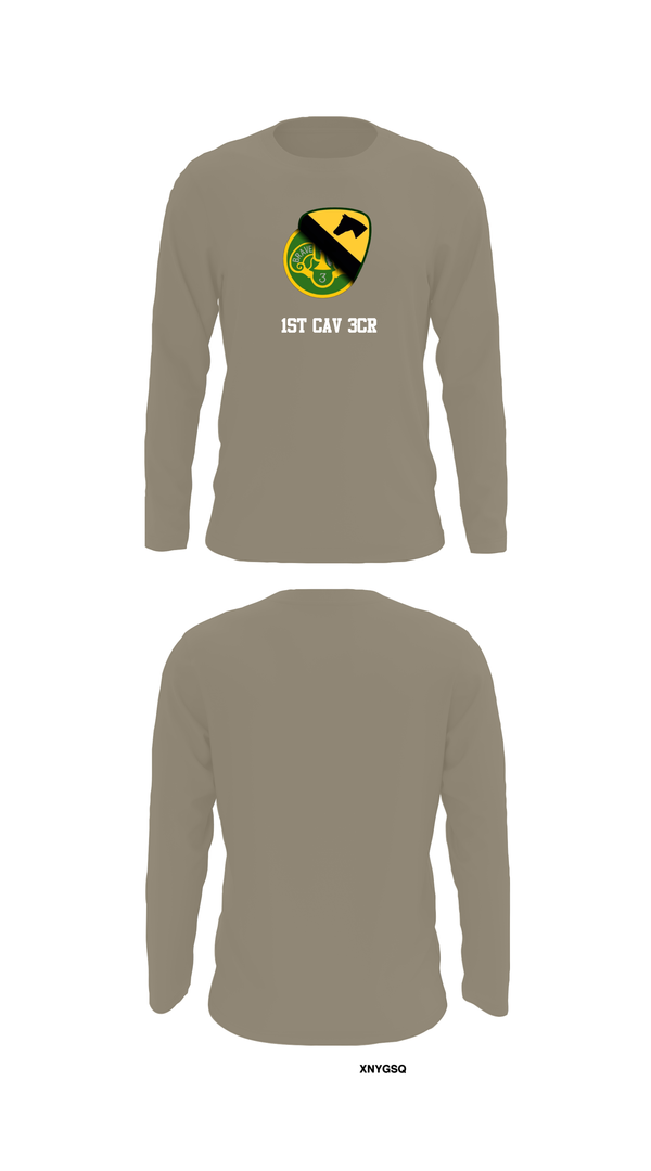 Long Sleeve Performance Shirt, 1st Cav 3CR, , Teamtime, Team time, sublimation, custom sports apparel, team uniforms, spirit wear, spiritwear, sports uniforms, custom shirts, team store, custom team store, fundraiser sports, apparel fundraiser