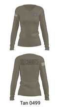 Harris county sheriff’s office 70524613 Women's Long Sleeve V-neck Shirt - 11