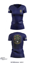 Columbia PD K-9 Unit 84088783 Women's Short Sleeve V-neck Shirt - 1