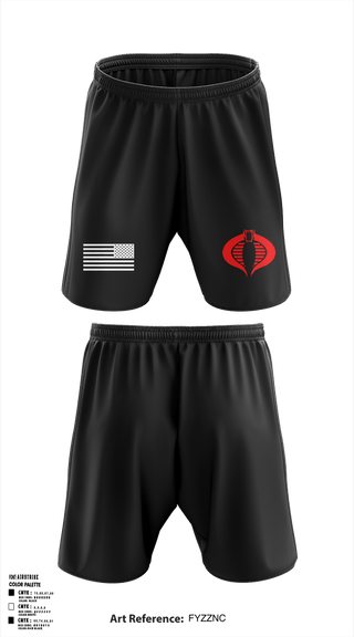 Athletic Shorts With Pockets, Cobra 1-50, Army, Teamtime, Team time, sublimation, custom sports apparel, team uniforms, spirit wear, spiritwear, sports uniforms, custom shirts, team store, custom team store, fundraiser sports, apparel fundraiser
