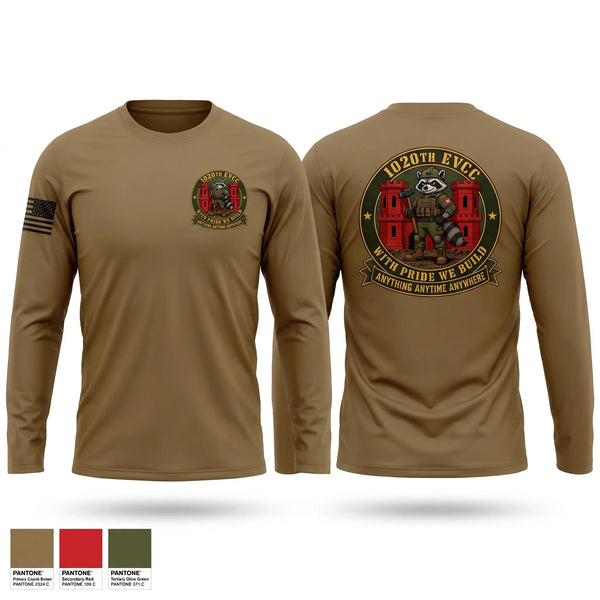 Long Sleeve Performance Shirt, 1020th EVCC, Army, Teamtime, Team time, sublimation, custom sports apparel, team uniforms, spirit wear, spiritwear, sports uniforms, custom shirts, team store, custom team store, fundraiser sports, apparel fundraiser