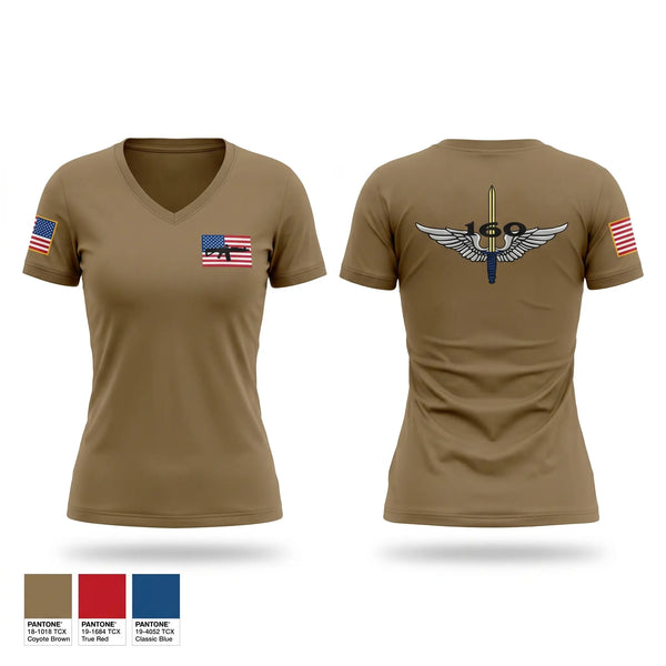 Womens Short Sleeve Vneck Shirt, 160th soar, Army, Teamtime, Team time, sublimation, custom sports apparel, team uniforms, spirit wear, spiritwear, sports uniforms, custom shirts, team store, custom team store, fundraiser sports, apparel fundraiser