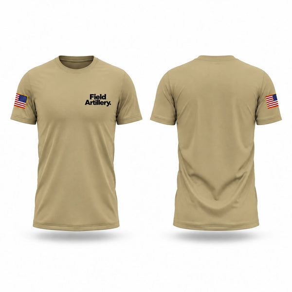 Old School Cotton Feel Shirt, Field Artillery., Army, Teamtime, Team time, sublimation, custom sports apparel, team uniforms, spirit wear, spiritwear, sports uniforms, custom shirts, team store, custom team store, fundraiser sports, apparel fundraiser