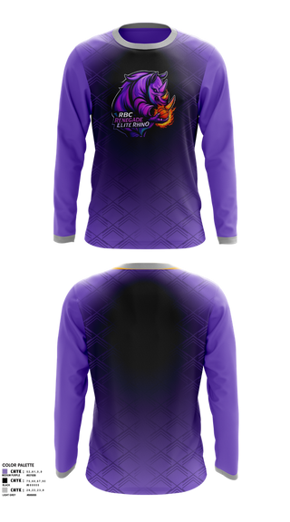 Long Sleeve Performance Shirt, RBC Renegade Elite Rhinos, Men's Basketball, Teamtime, Team time, sublimation, custom sports apparel, team uniforms, spirit wear, spiritwear, sports uniforms, custom shirts, team store, custom team store, fundraiser sports, apparel fundraiser
