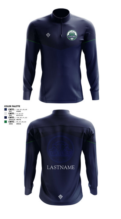 Standley Lake HS Boys Soccer Quarter Zip Jacket - 1