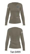 Ruskin Highschool MCJROTC 82358343 Women's Long Sleeve V-neck Shirt - 11