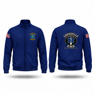 Windbreaker, Louisville Rescue, EMS/EMT, Teamtime, Team time, sublimation, custom sports apparel, team uniforms, spirit wear, spiritwear, sports uniforms, custom shirts, team store, custom team store, fundraiser sports, apparel fundraiser