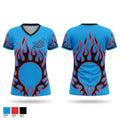 Heat Women's Short Sleeve V-neck Shirt - 1