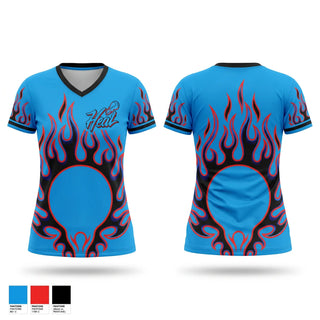 Womens Short Sleeve Vneck Shirt, Heat, Baseball, Teamtime, Team time, sublimation, custom sports apparel, team uniforms, spirit wear, spiritwear, sports uniforms, custom shirts, team store, custom team store, fundraiser sports, apparel fundraiser