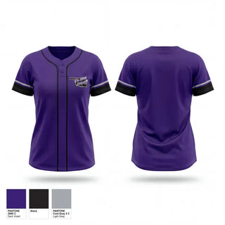 Two Button Softball Jersey, Oklahoma Lookouts, Softball, Teamtime, Team time, sublimation, custom sports apparel, team uniforms, spirit wear, spiritwear, sports uniforms, custom shirts, team store, custom team store, fundraiser sports, apparel fundraiser