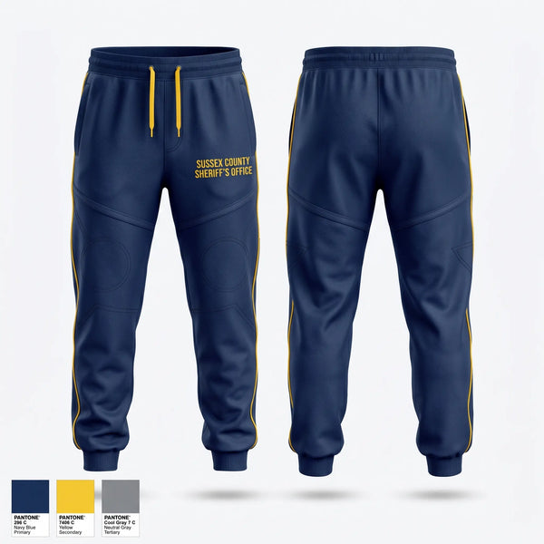 Sweatpants, Sussex County Sheriff’s Office, Police, Teamtime, Team time, sublimation, custom sports apparel, team uniforms, spirit wear, spiritwear, sports uniforms, custom shirts, team store, custom team store, fundraiser sports, apparel fundraiser