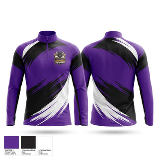 Quarter Zip Jacket, Arkansas Baptist College Buffaloes Baseball, Baseball, Teamtime, Team time, sublimation, custom sports apparel, team uniforms, spirit wear, spiritwear, sports uniforms, custom shirts, team store, custom team store, fundraiser sports, apparel fundraiser