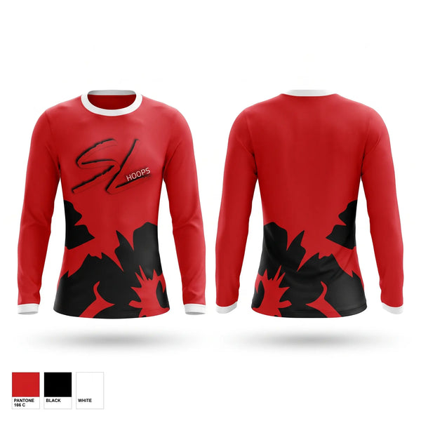 Long Sleeve Performance Shirt, SL Hoops, Men's Basketball, Teamtime, Team time, sublimation, custom sports apparel, team uniforms, spirit wear, spiritwear, sports uniforms, custom shirts, team store, custom team store, fundraiser sports, apparel fundraiser