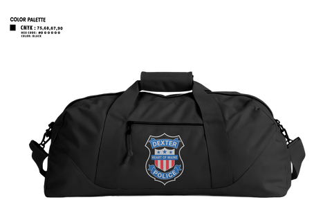 Duffle Bag, Dexter Police Department, Police, Teamtime, Team time, sublimation, custom sports apparel, team uniforms, spirit wear, spiritwear, sports uniforms, custom shirts, team store, custom team store, fundraiser sports, apparel fundraiser