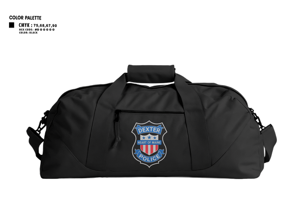 Duffle Bag, Dexter Police Department, Police, Teamtime, Team time, sublimation, custom sports apparel, team uniforms, spirit wear, spiritwear, sports uniforms, custom shirts, team store, custom team store, fundraiser sports, apparel fundraiser