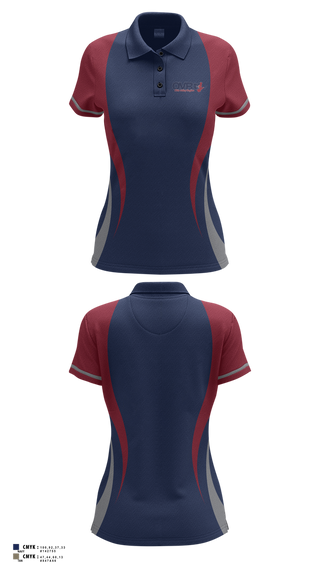 Womens Short Sleeve Performance Polo, Ohio Valley Region Volleyball, Women's Volleyball, Teamtime, Team time, sublimation, custom sports apparel, team uniforms, spirit wear, spiritwear, sports uniforms, custom shirts, team store, custom team store, fundraiser sports, apparel fundraiser