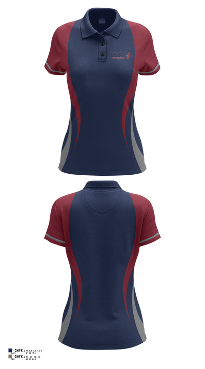 Ohio Valley Region Volleyball 78504074 Women's Short Sleeve Performance Polo  - 1