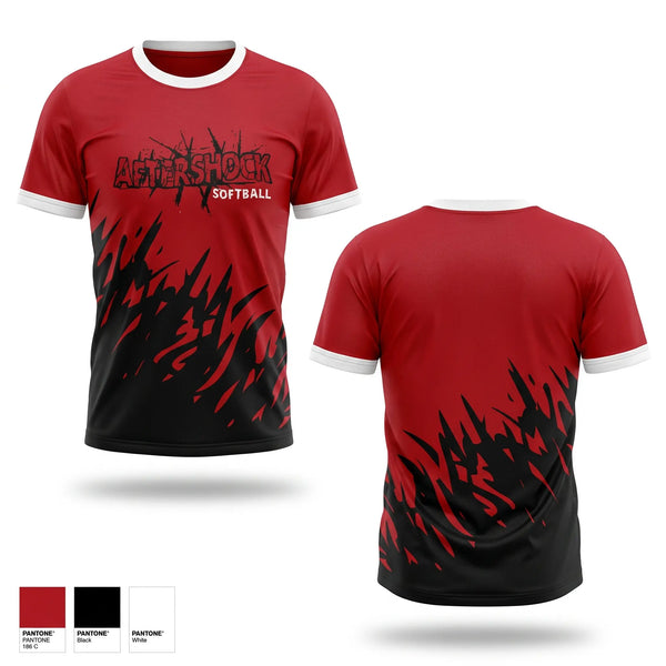 Football Jersey, Aftershock, Softball, Teamtime, Team time, sublimation, custom sports apparel, team uniforms, spirit wear, spiritwear, sports uniforms, custom shirts, team store, custom team store, fundraiser sports, apparel fundraiser