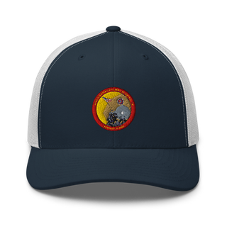 Headquarters And Service Battalion Henderson Hall 22303436 Retro Trucker Hat | Yupoong 6606